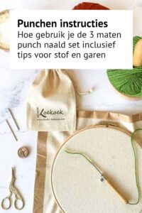leer hoe je de 3 maten punchnaald set kunt gebruiken leer hoe je de 3 maten punchnaald set kunt gebruiken