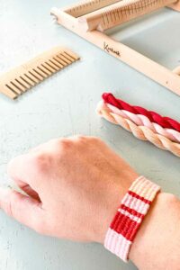 hoe weef je een armband project