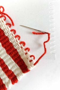 hoe je je weefproject afmaakt