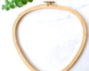 triangle wooden embroidery hoop
