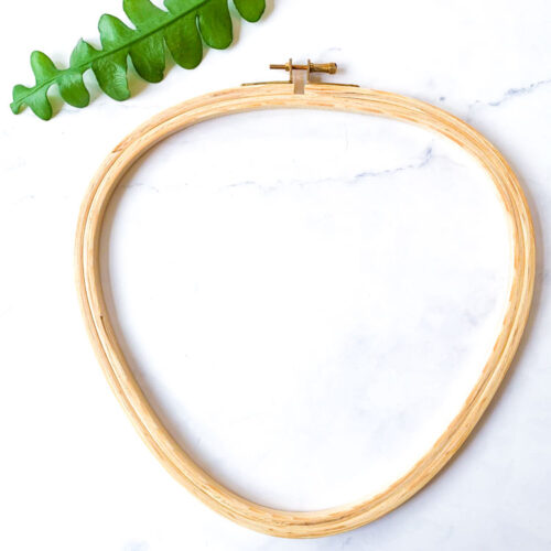 triangle wooden embroidery hoop