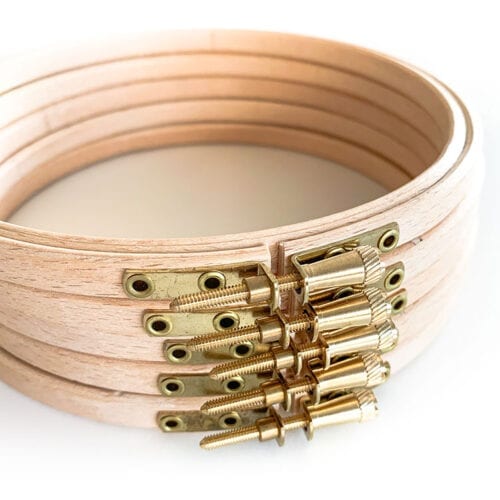 set 5 borduurringen 15 cm borduurring 6 inch