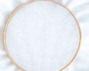 wit aida 14 count kruissteek stof