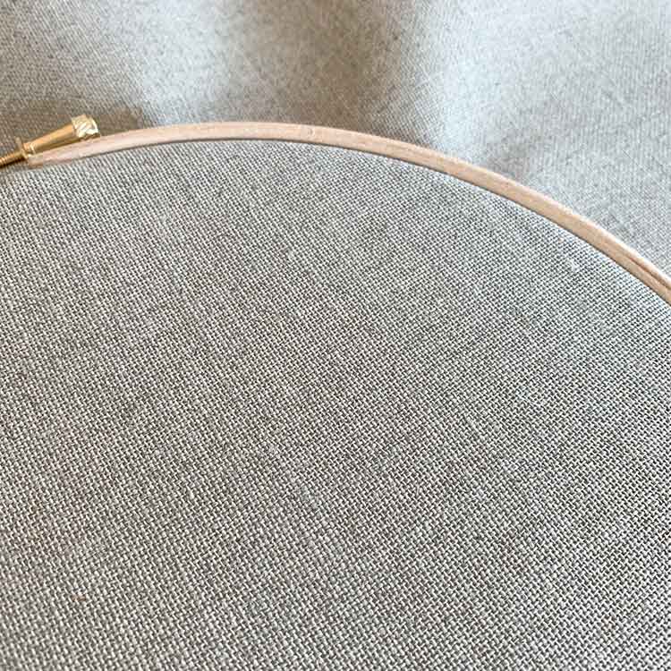 ongeverfde 32 count evenweave linnen kruissteek stof