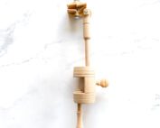 Flexible table clamp for embroidery hoops