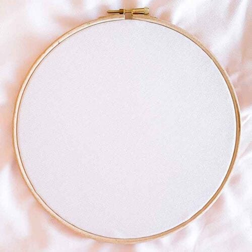 touch of pink ecological embroidery fabric_