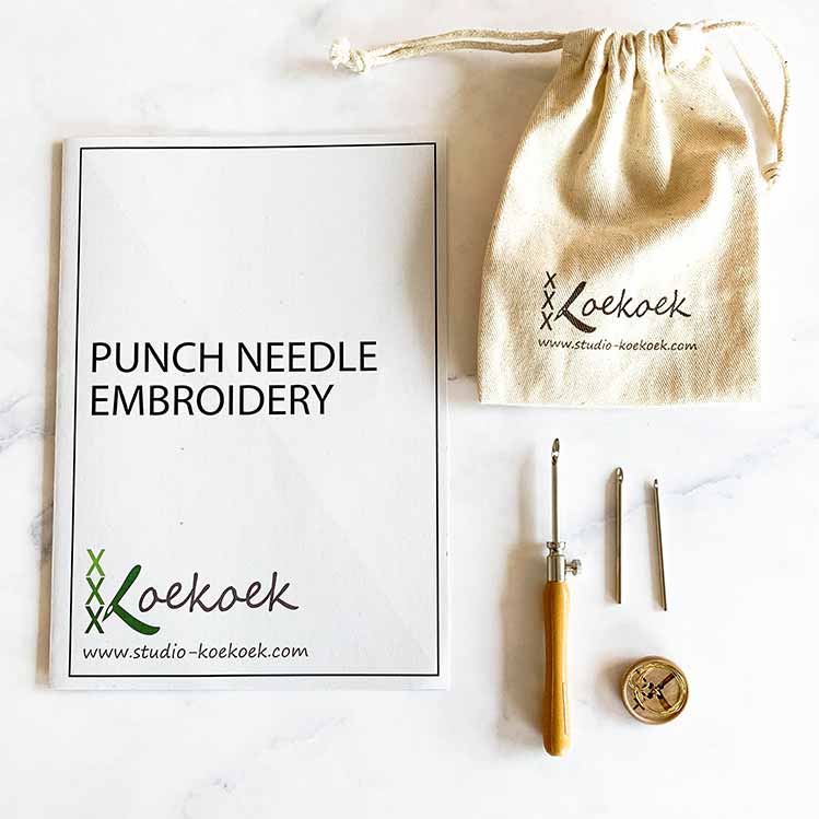 3 maten punchnaald set met instructies