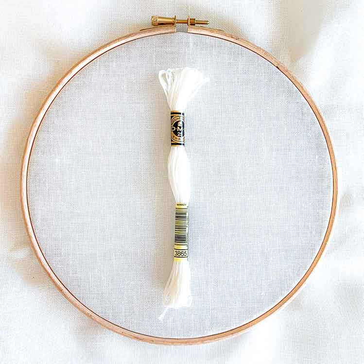 32 count evenweave linnen kruissteek stof