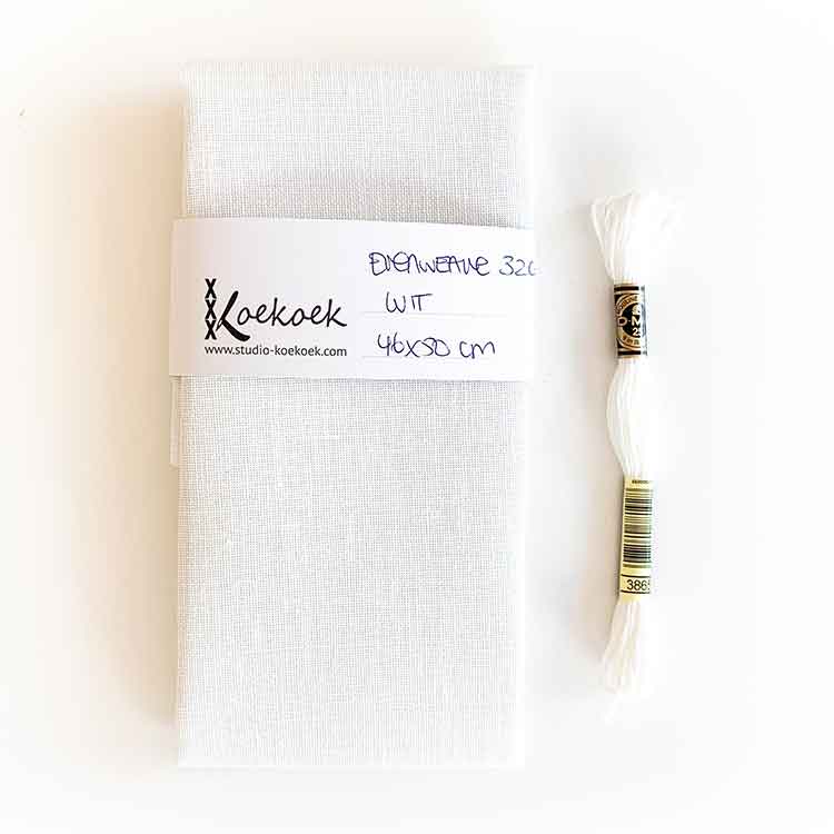 32 count evenweave linnen kruissteek stof