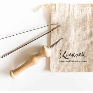 luxury wooden punch needle