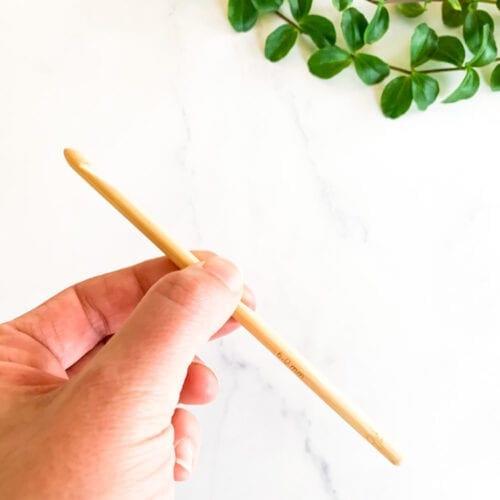 bamboe haaknaald 6mm