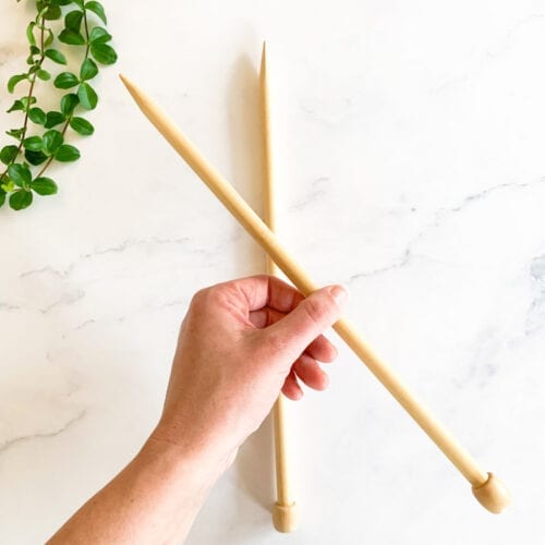 bamboo knitting needles 12mm