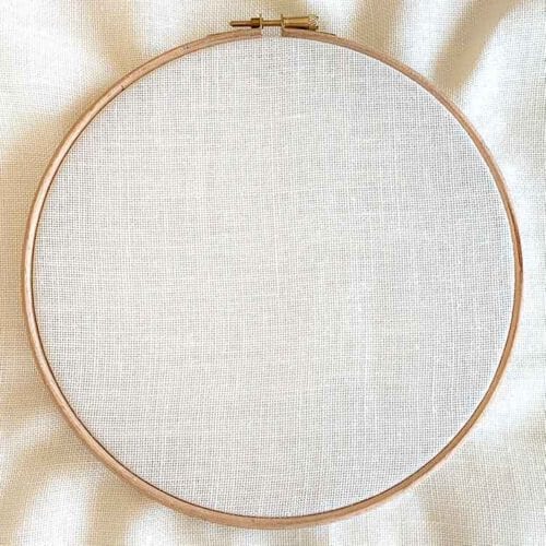 Punch needle linen fabric