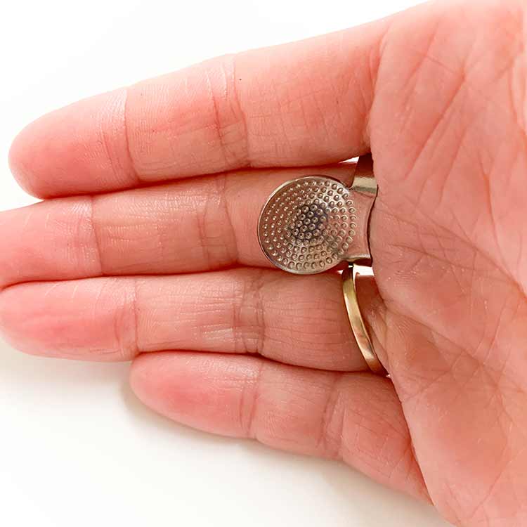 11385 sashiko ring thimble vingerhoed thumble