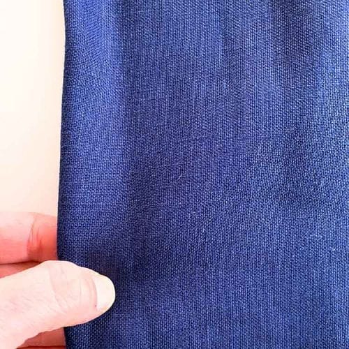 11386 sashiko linnen navy blue