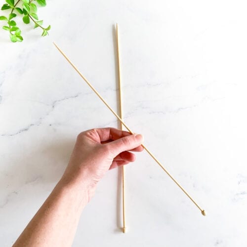 Straight knitting needles 3mm