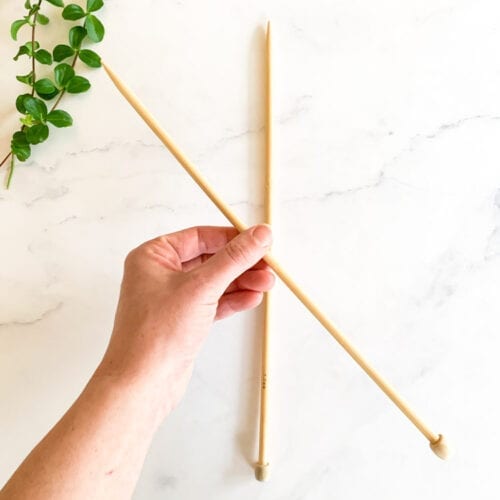 straight knitting pins 7mm