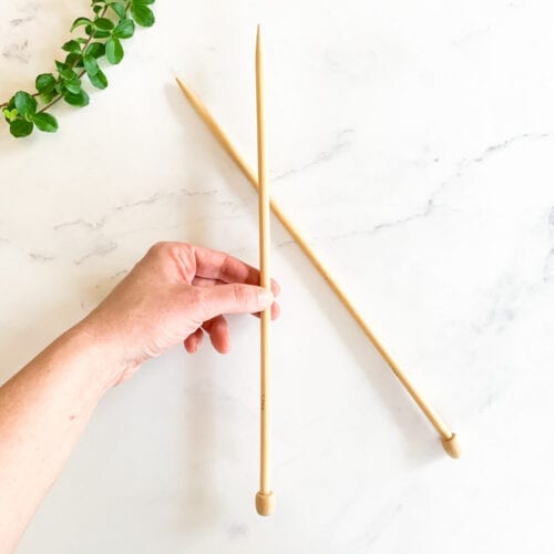 straight knitting pins 7,5 mm