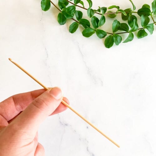 bamboe haaknaald 2,5 mm