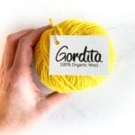 Gordita yellow ecological wool