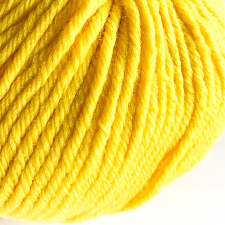 Gordita yellow ecological wool