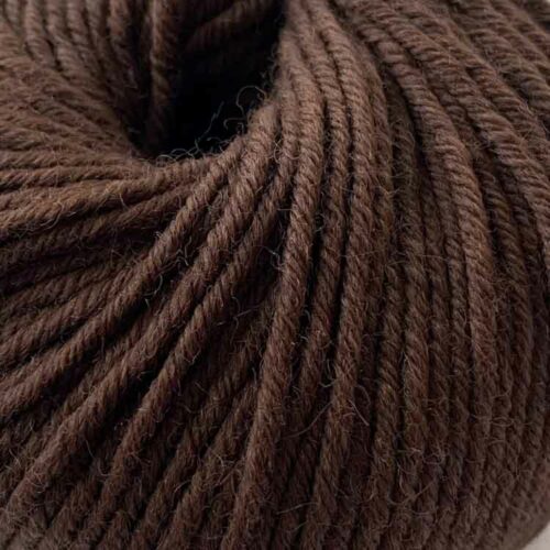 Gordita - donkerbruine ecologische merinowol