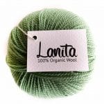 Fern green lanita ecological wool