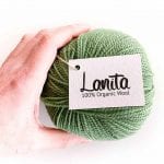 Fern green lanita ecological wool