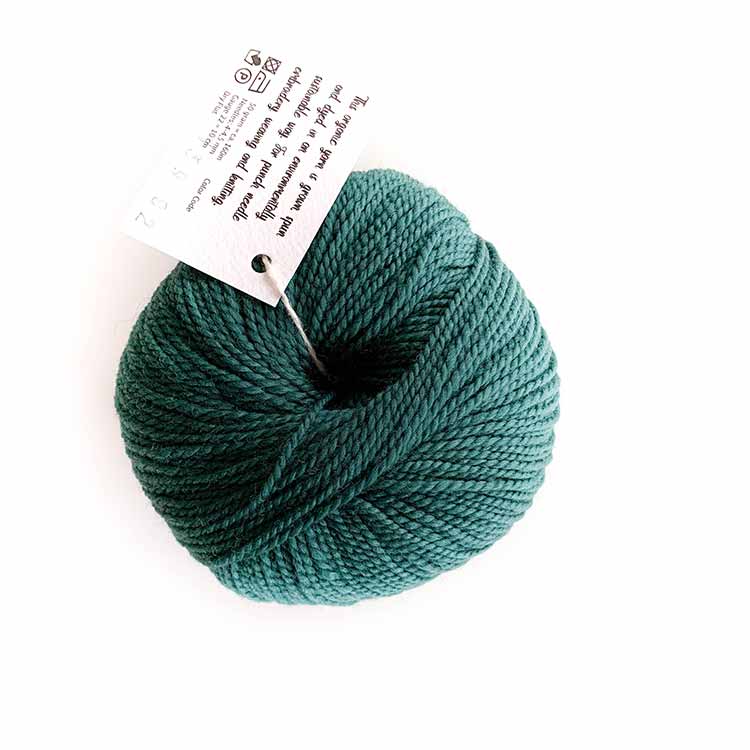 diepgroen ecologische merinowol lanita