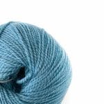 Turquoise ecological wool