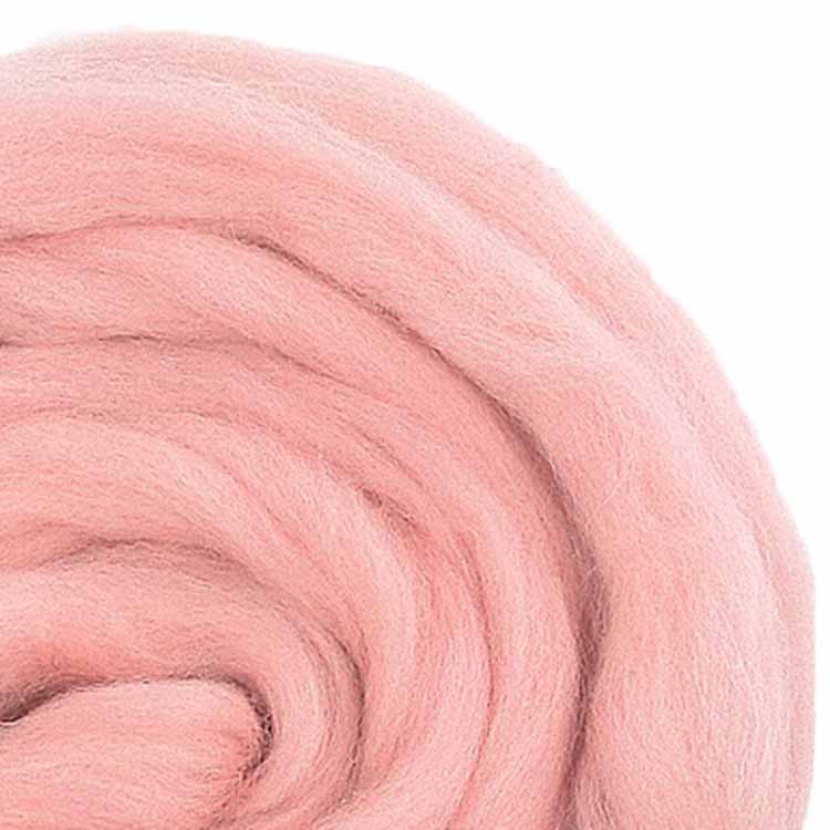 biologische lontwol babyroze