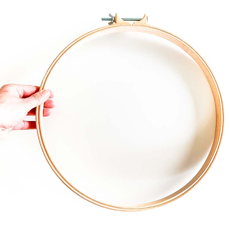 35cm quilt hoop beech wood