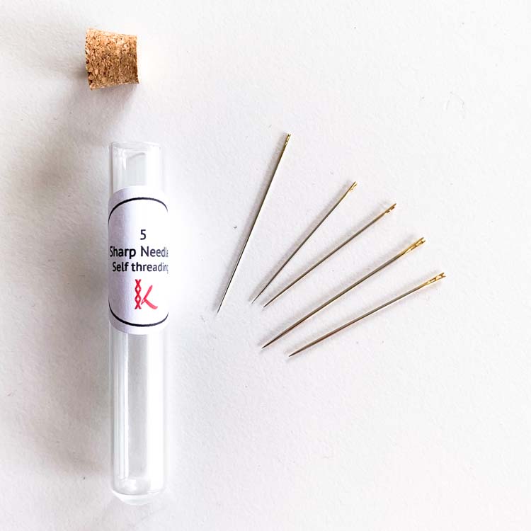 Zelfrijgende naalden cadeauset voor naaien en borduren