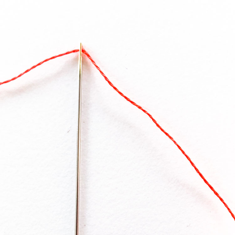 Set van 5 zelfrijgende naalden in een buisje - Afbeelding 2