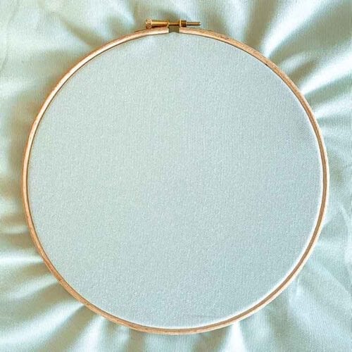 soft grass ecological embroidery canvas