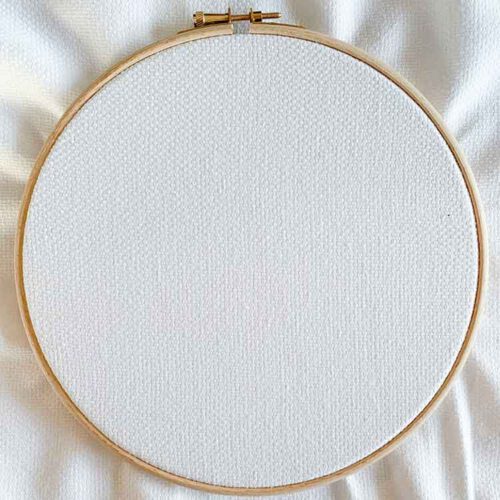 studio koekoek white ecological monks cloth gots certified extra fine for 3 size punch needle