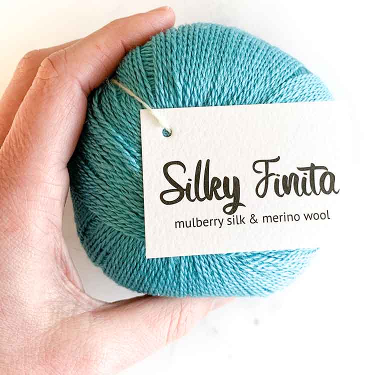 silky finita turquoise luxe garen