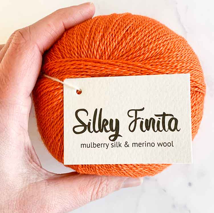 silky finita oranje luxe garen breien