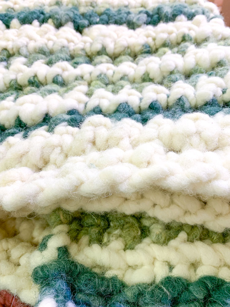 bulky carpet wool crochet kit