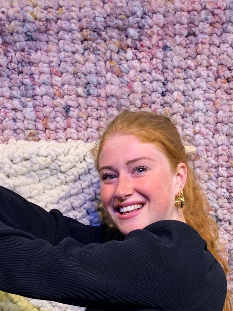 bulky carpet wool sample