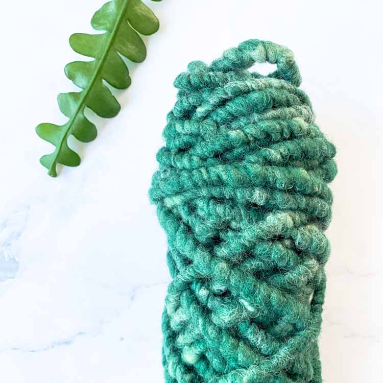 Studio Koekoek bulky tapijtwol groen kleur 017