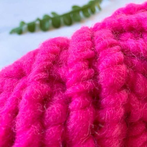 Studio Koekoek - roze tapijtwol bulky