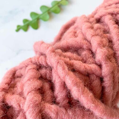 ecological carpet wool pink