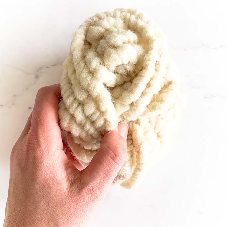 Europese witte ecologische tapijt wol 45 gram