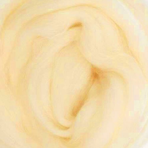 eco wool roving very light yellow