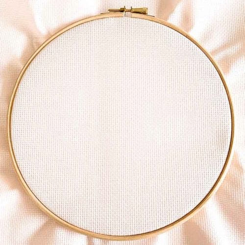 Soft Pink aida 14 count cross stitch fabric