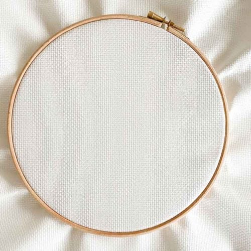 Antique white aida 14 count cross stitch fabric