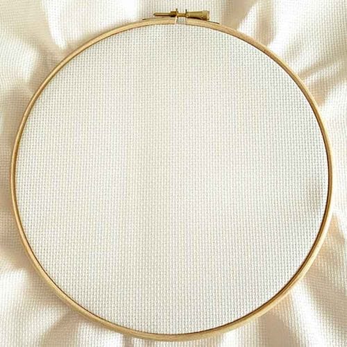 ecru cross stitch fabric