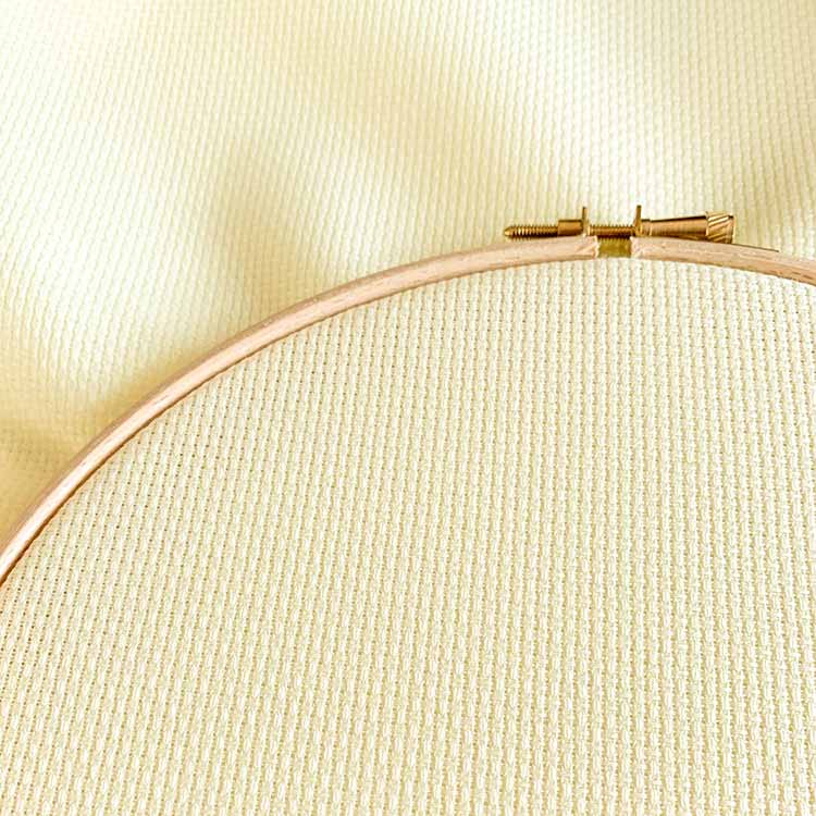 aida 14 yellow lemon kruissteek stof