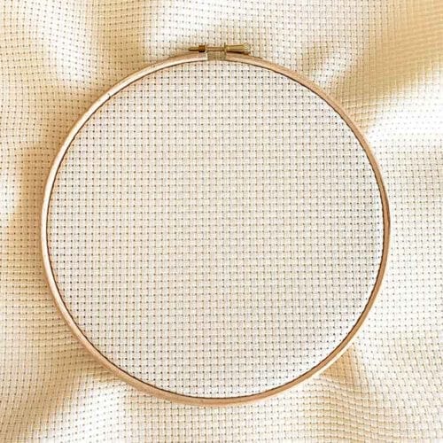 Aida 6 creme cross stitch fabric